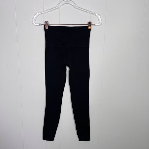New Spanx Look At Me Know Seamless Shaping Leggings Black Small S Medium Control - Picture 2 of 8